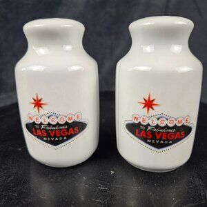 Las Vegas Salt & Pepper Shakers Featuring the Welcome To Las Vegas Sign